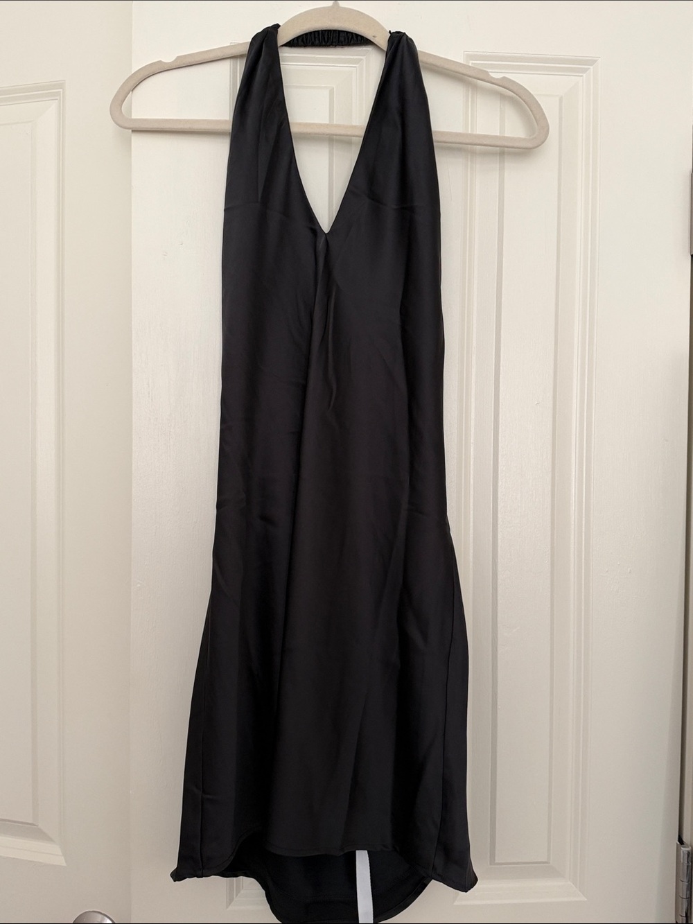 Lucy in the Sky Black Halter Women's Dress
